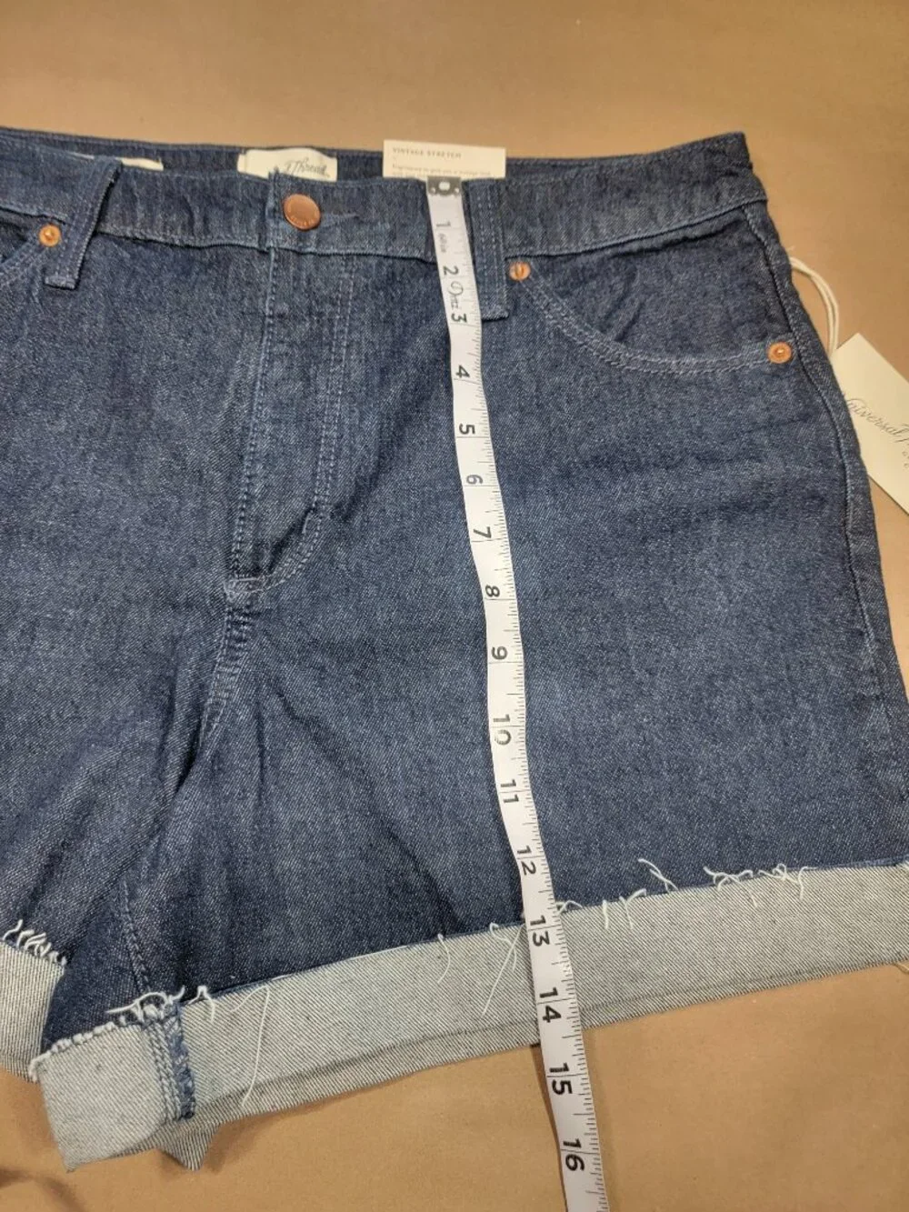 Universal Thread Size 12 Vintage Stretch Mini Shorts, Denim, NEW with Tag